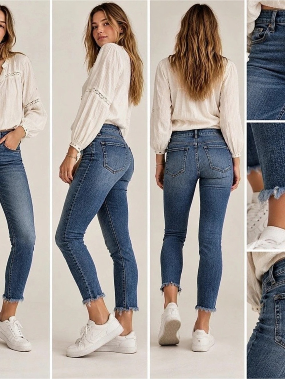 Free People slim jeans in Blue Waist W26
